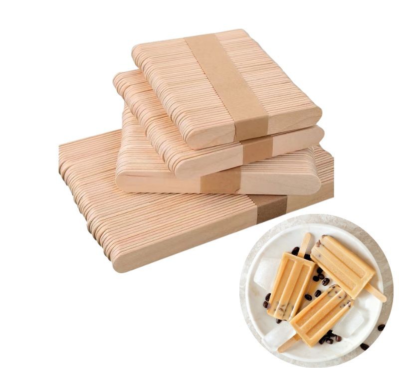 Compostable Wooden Ice Cream Sticks